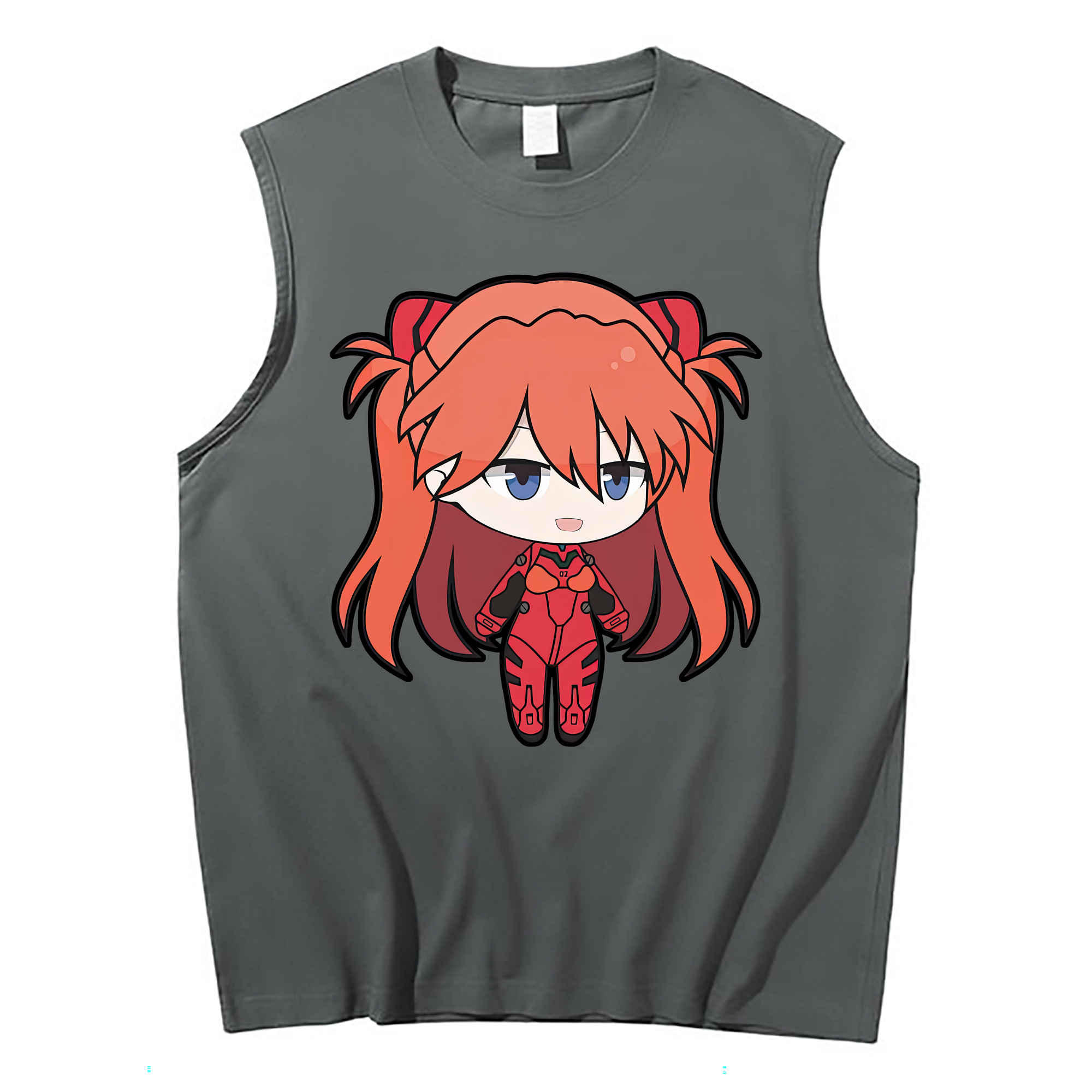 （画像用） EVA 新世紀エヴァンゲリオン コットン100％タンクトップ（フロントプリント）